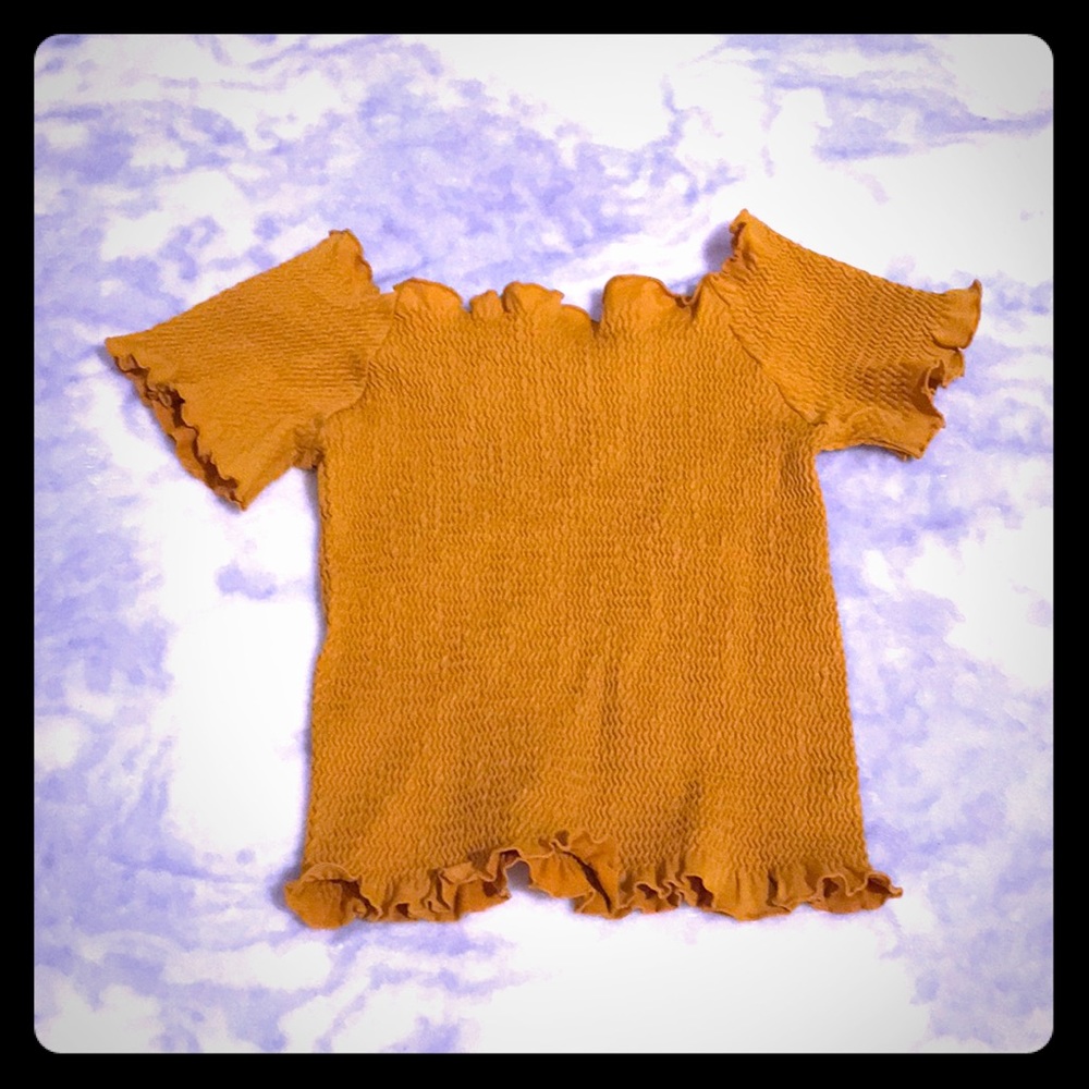 Off the shoulder shirt